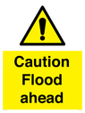 caution-flood-ahead--warning-sign-with-general-warning~